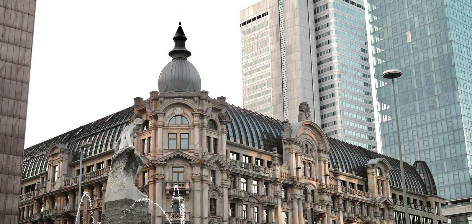 European bank building