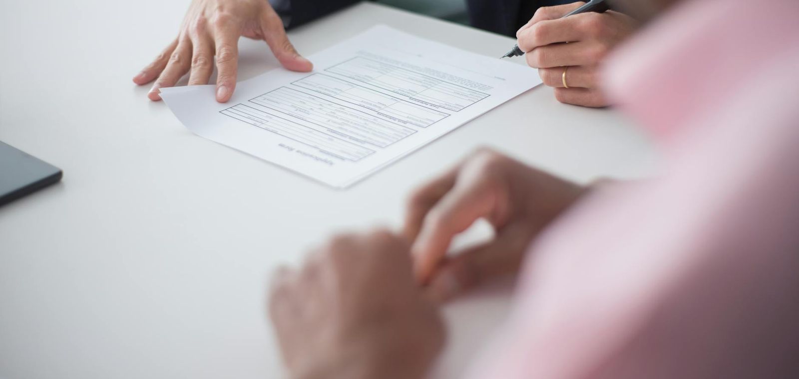 Business consultation and paperwork