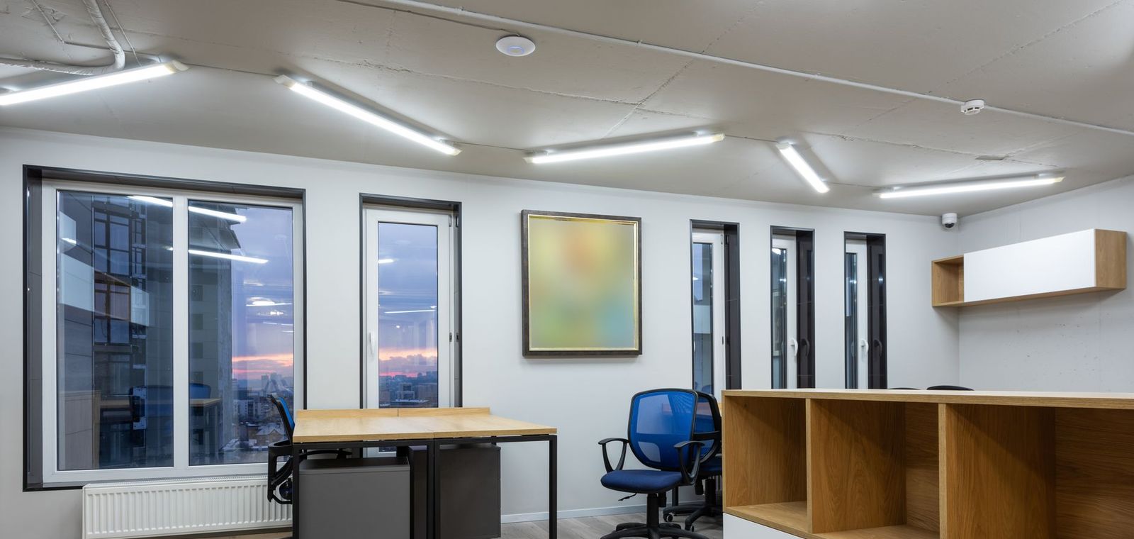 Modern corporate office and workspace